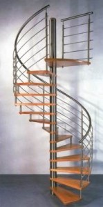 Spindeltreppe Holz