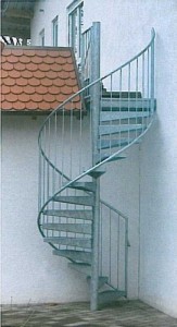 Spindeltreppe aussen